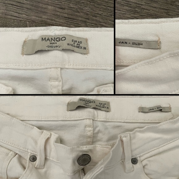 MNG MANGO MAN stretch mens denim jeans | 30W - Picture 2 of 8